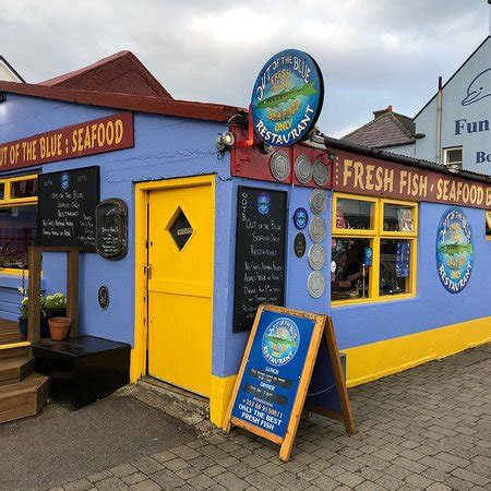 Out of the blue seafood - Out of the Blue Seafood, Dingle: See 2,286 unbiased reviews of Out of the Blue Seafood, rated 4.5 of 5 on Tripadvisor and ranked #6 of 67 restaurants in Dingle.